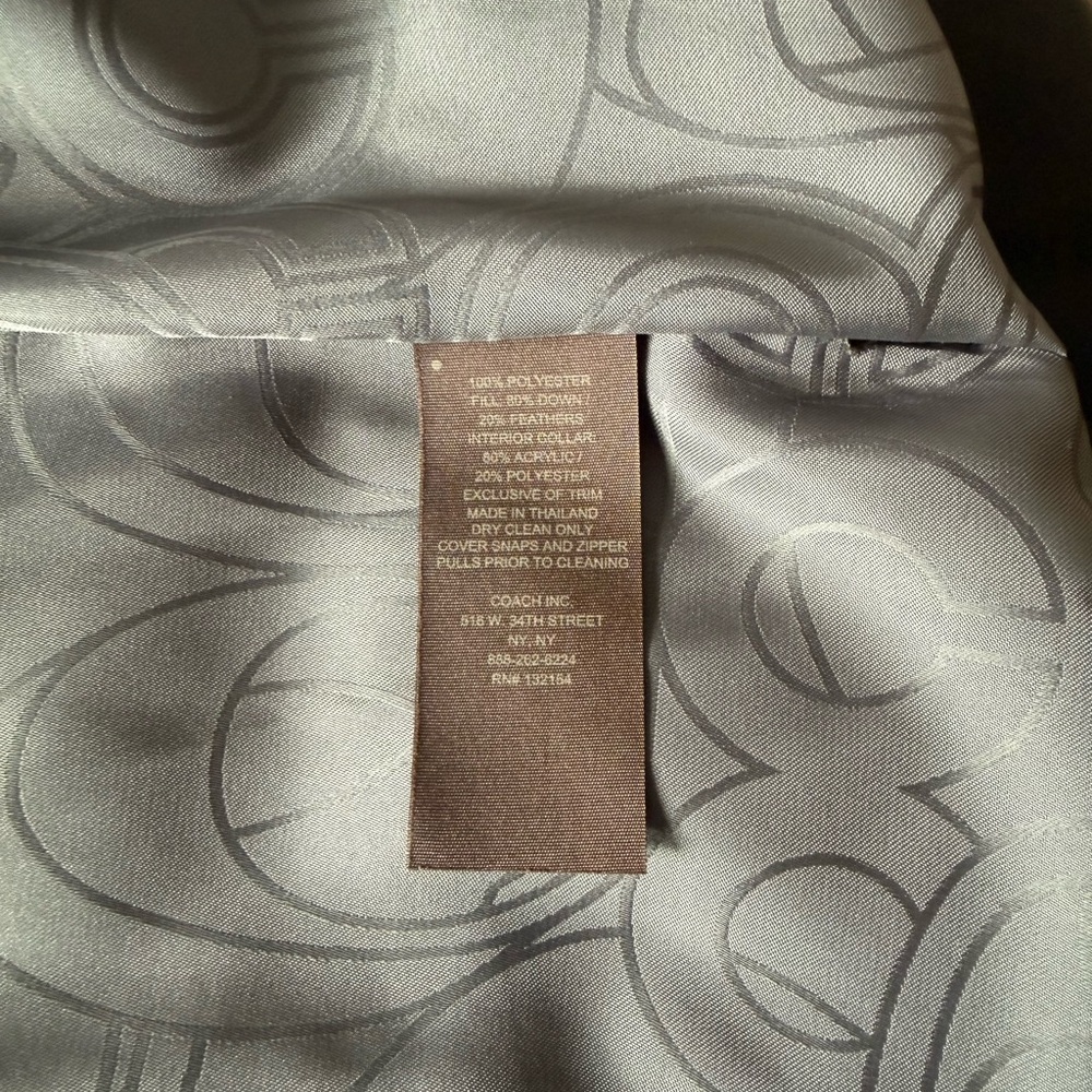 Coach Black Jacket - image 6